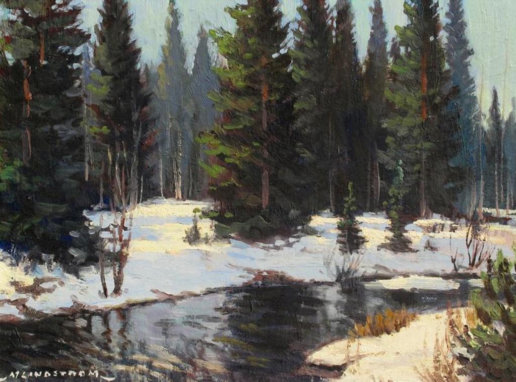 Matt Lindstrom (1890-1975) - Winter Creek