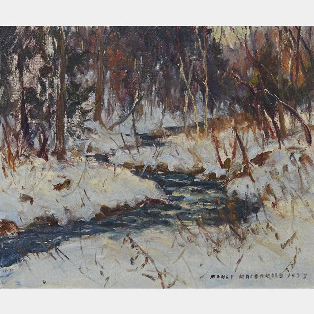 Manly Edward MacDonald (1889-1971) - Winter Stream