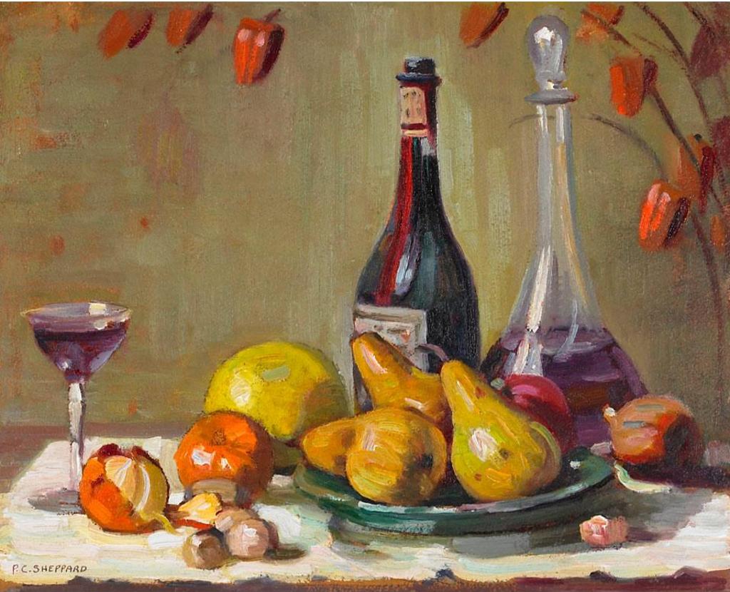 Peter Clapham (P.C.) Sheppard (1882-1965) - Wine And Fruit