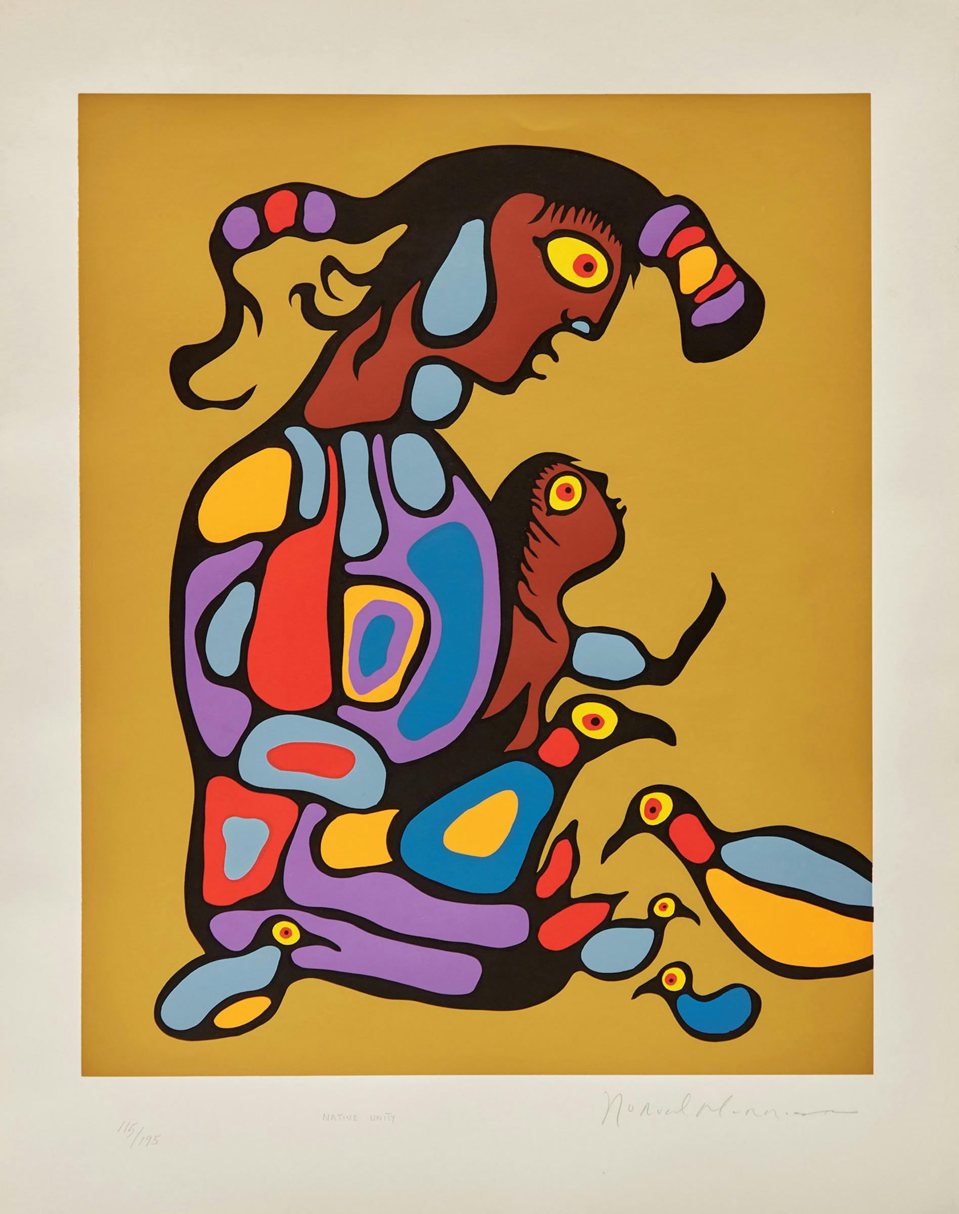 Norval H. Morrisseau (1931-2007) - Shaman Vision Series One