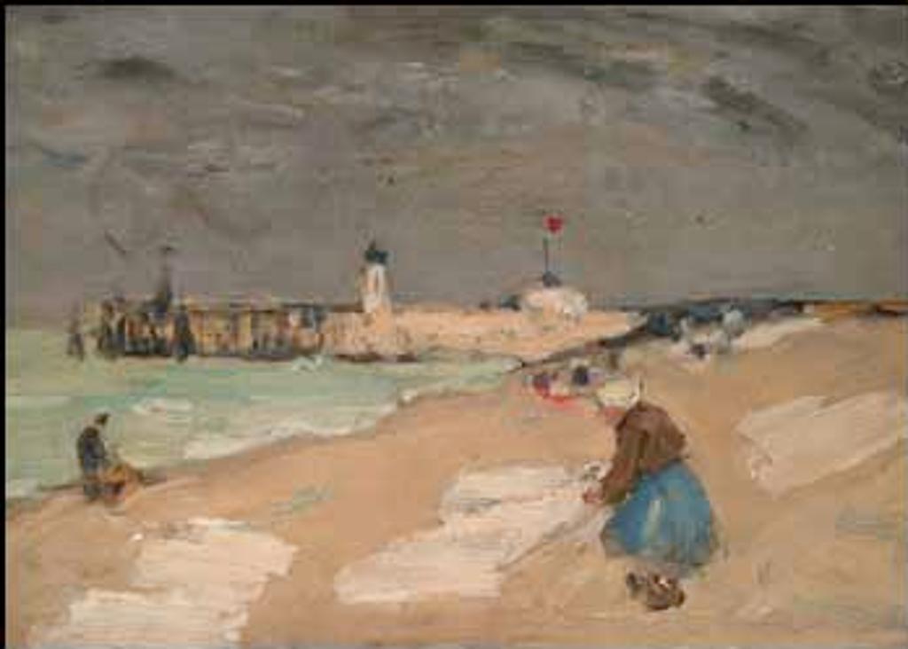 James Wilson Morrice (1865-1924) - Flemish Peasants on the Beach