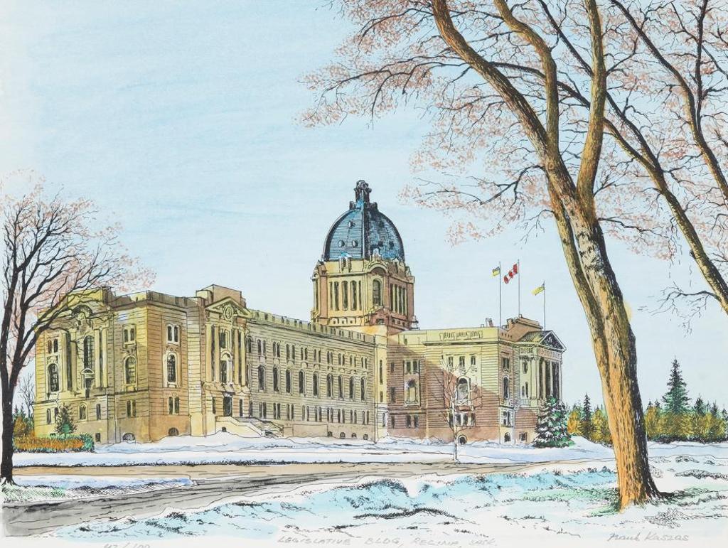 Frank Kaszas (1918-2005) - Legislative Bldg, Regina, Sask