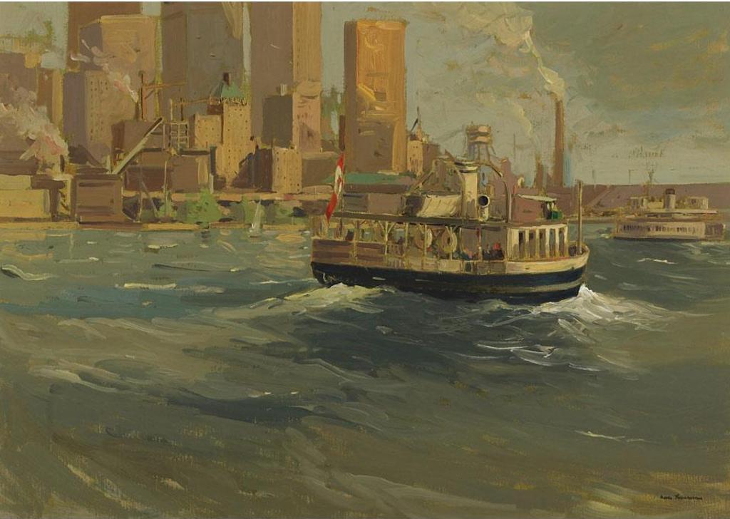 Arto Yuzbasiyan (1948) - Toronto Skyline From Island, Summer Of 1982