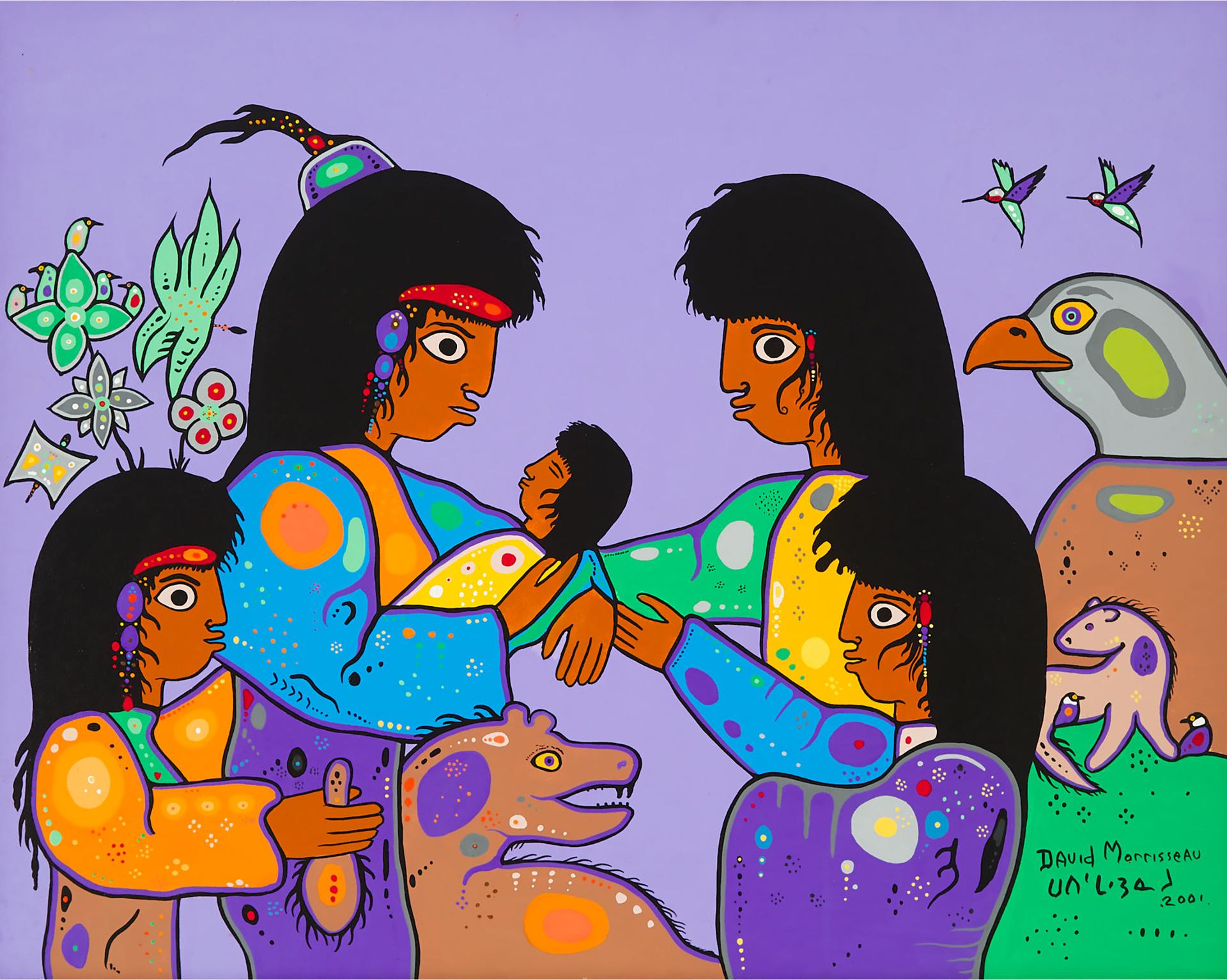 David Alfred Morrisseau (1961) - Family Portrait