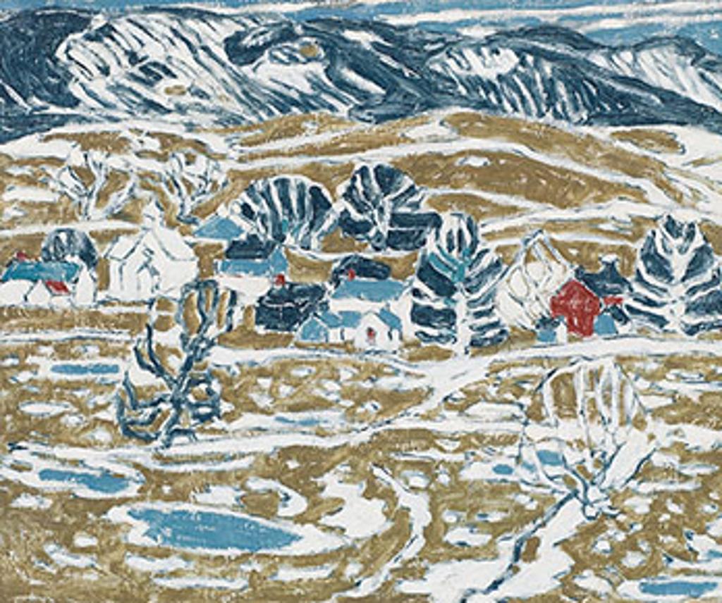 David Browne Milne (1882-1953) - Snow Patches, Boston Corners