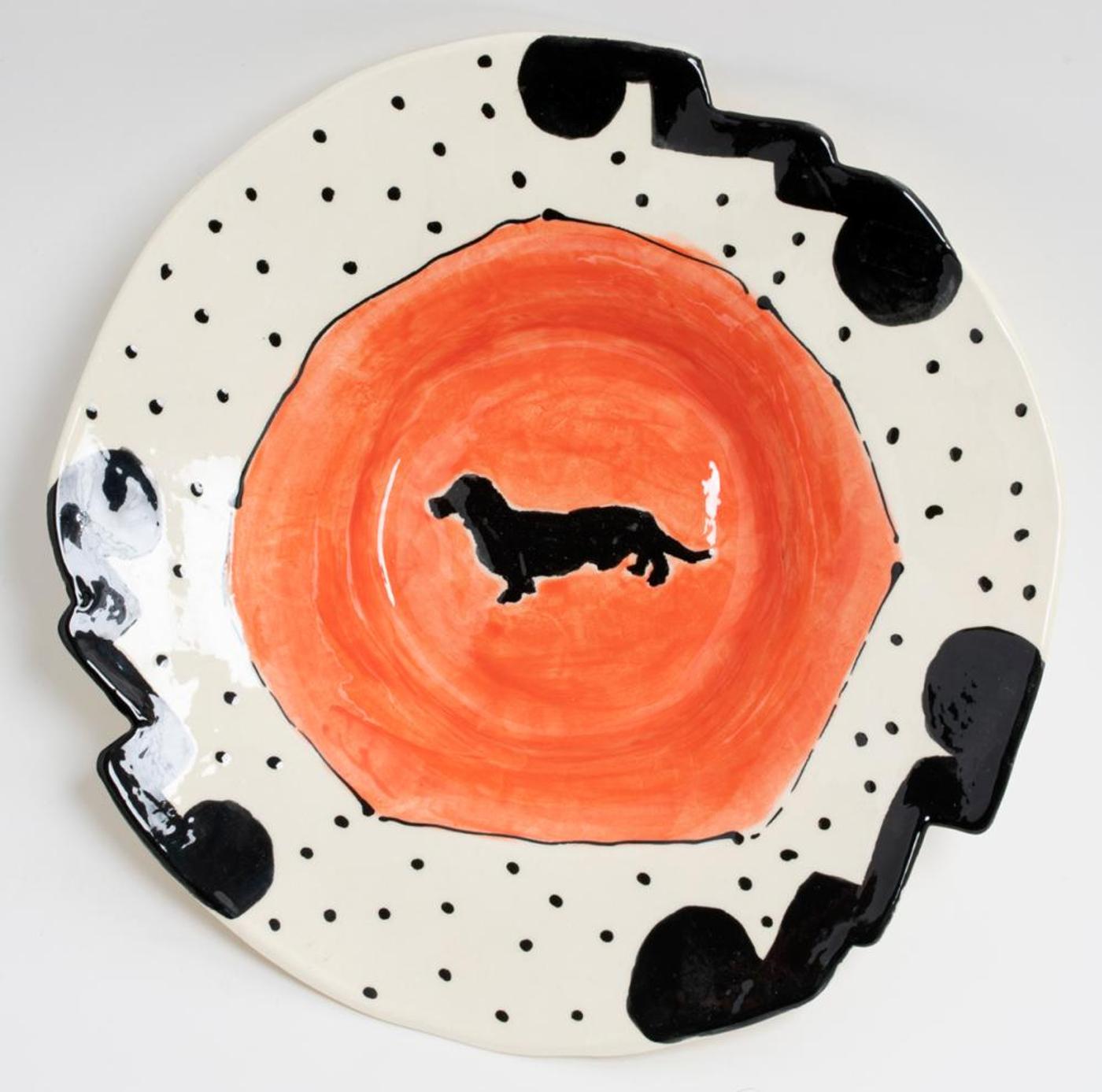 Madeleine Arkell - Bowl with Dachshund