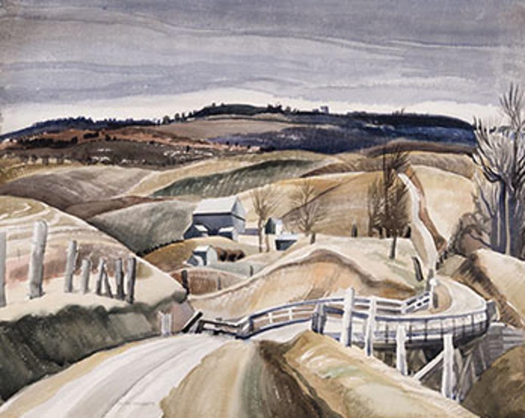 Bobs (Zema Barbara) Cogill Haworth (1900-1988) - Old Bridge