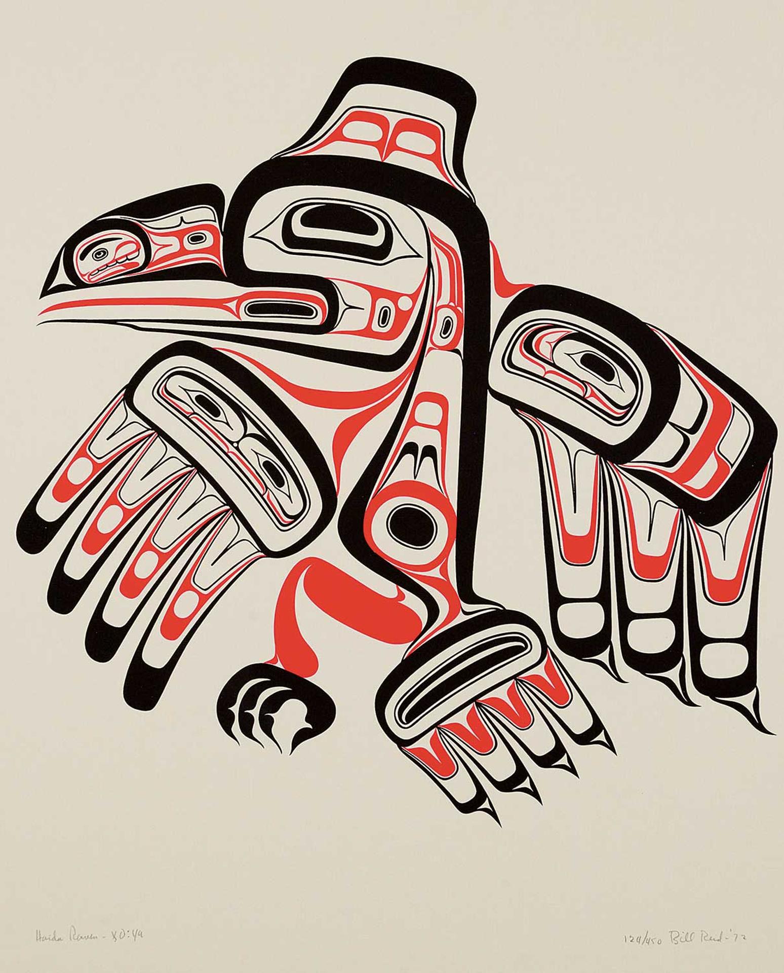 Bill (William) Ronald Reid (1920-1998) - Haida Raven #124/450