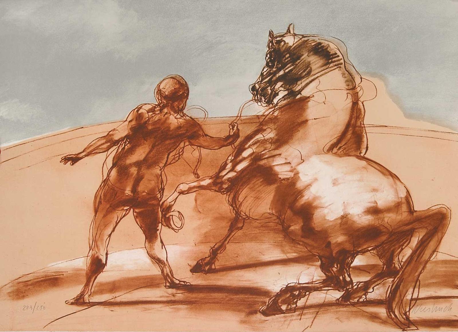 Claude Weisbuch (1927-2014) - Untitled - Horse Tamer  #223/250