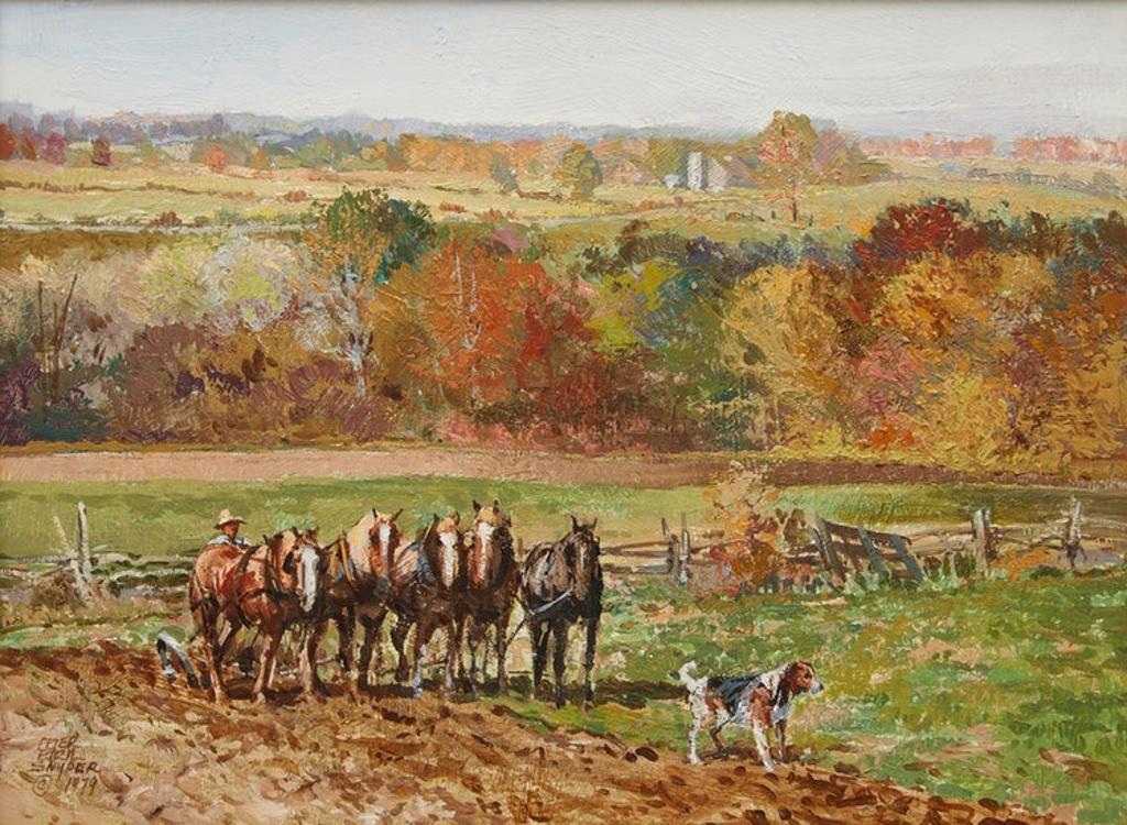 Peter Etril Snyder (1944-2017) - Resting the Horses