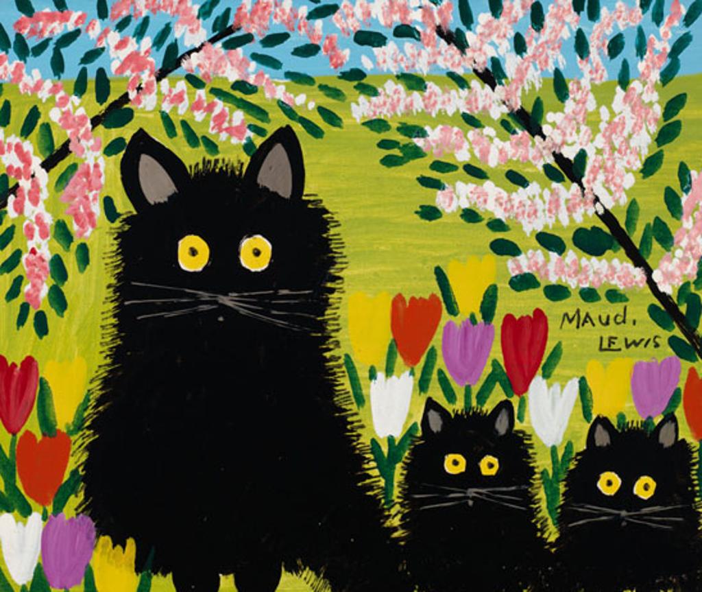 Maud Kathleen Lewis (1903-1970) - Three Cats
