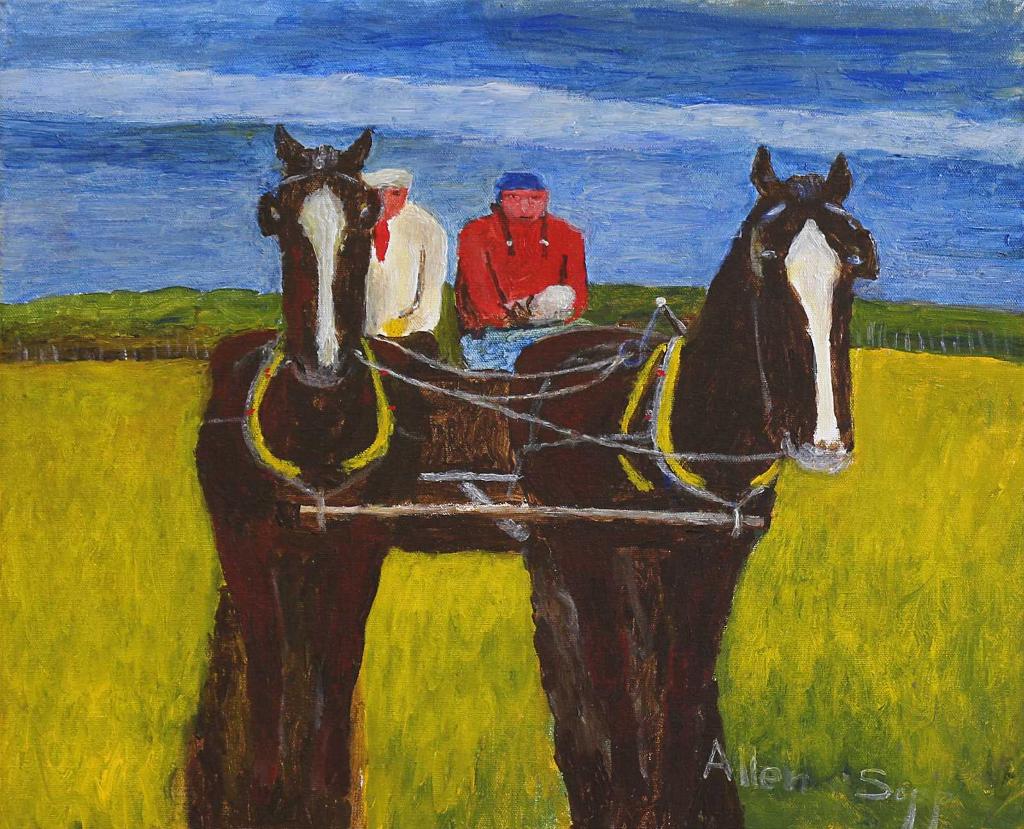 Allen Fredrick Sapp (1929-2015) - Heading Home With The Horses