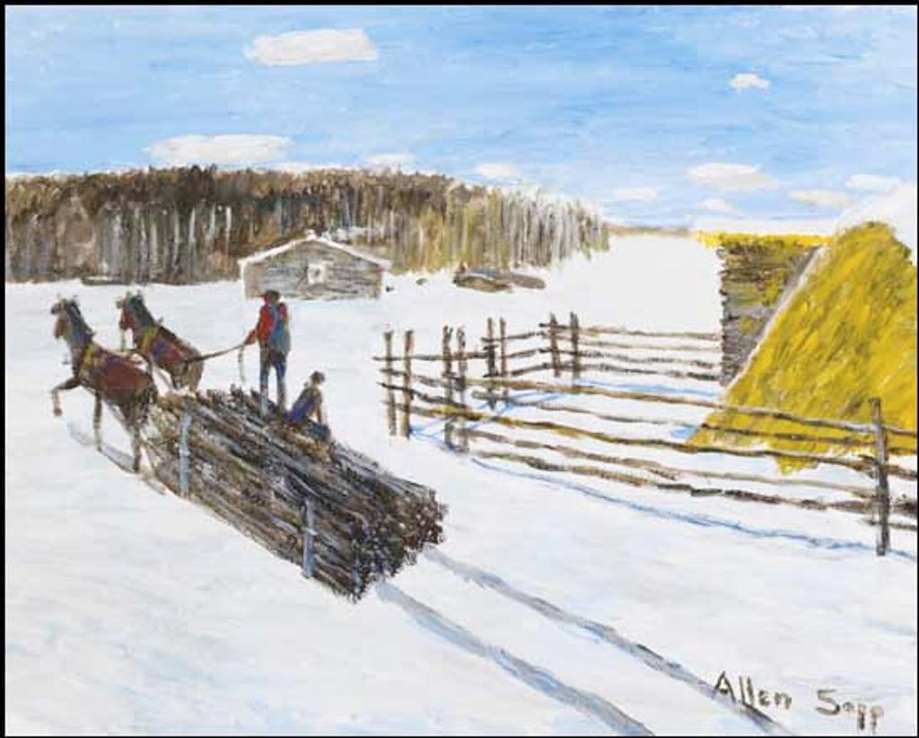 Allen Fredrick Sapp (1929-2015) - Going Home with a Load of Wood