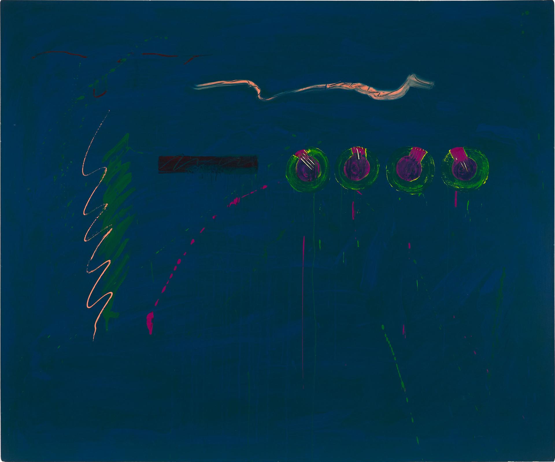 ROBERT HOULE - BLUE OIL, 1989