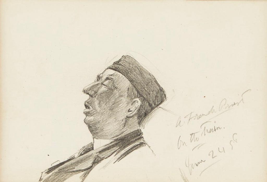 James Edward Hervey (J.E.H.) MacDonald (1873-1932) - Sleeping Priest