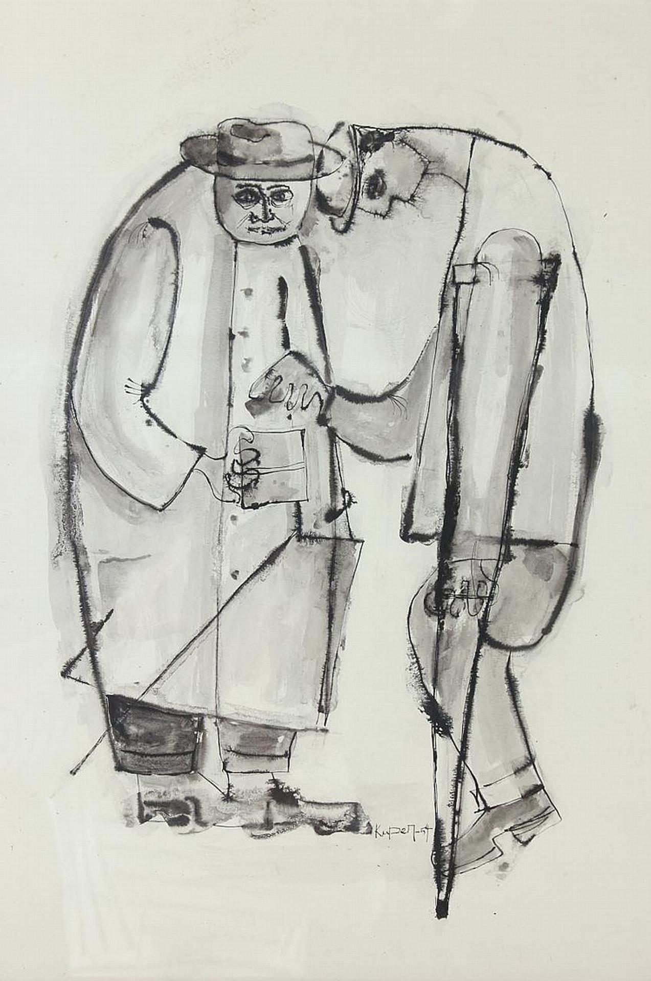 Jack Kuper (1932) - Untitled - Two Men