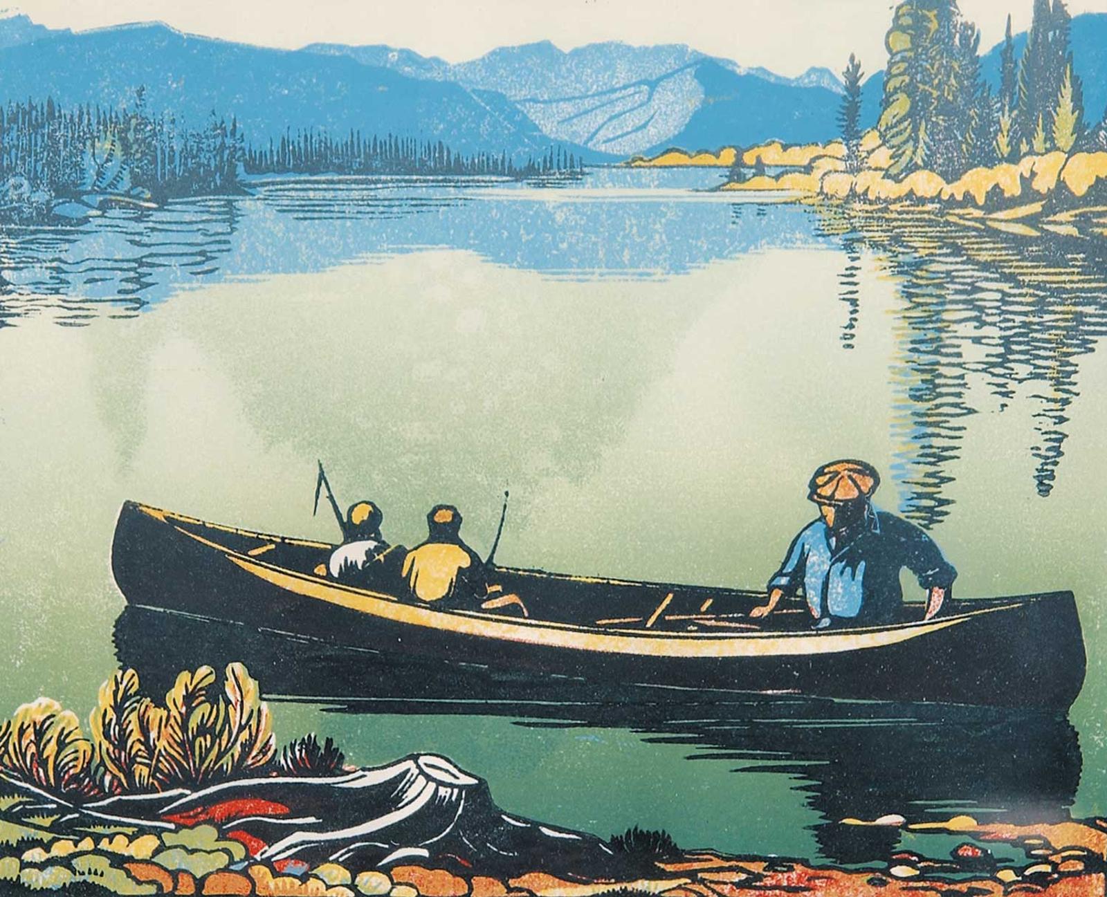 Margaret Dorothy Shelton (1915-1984) - Fishing on the Bow  #153/200