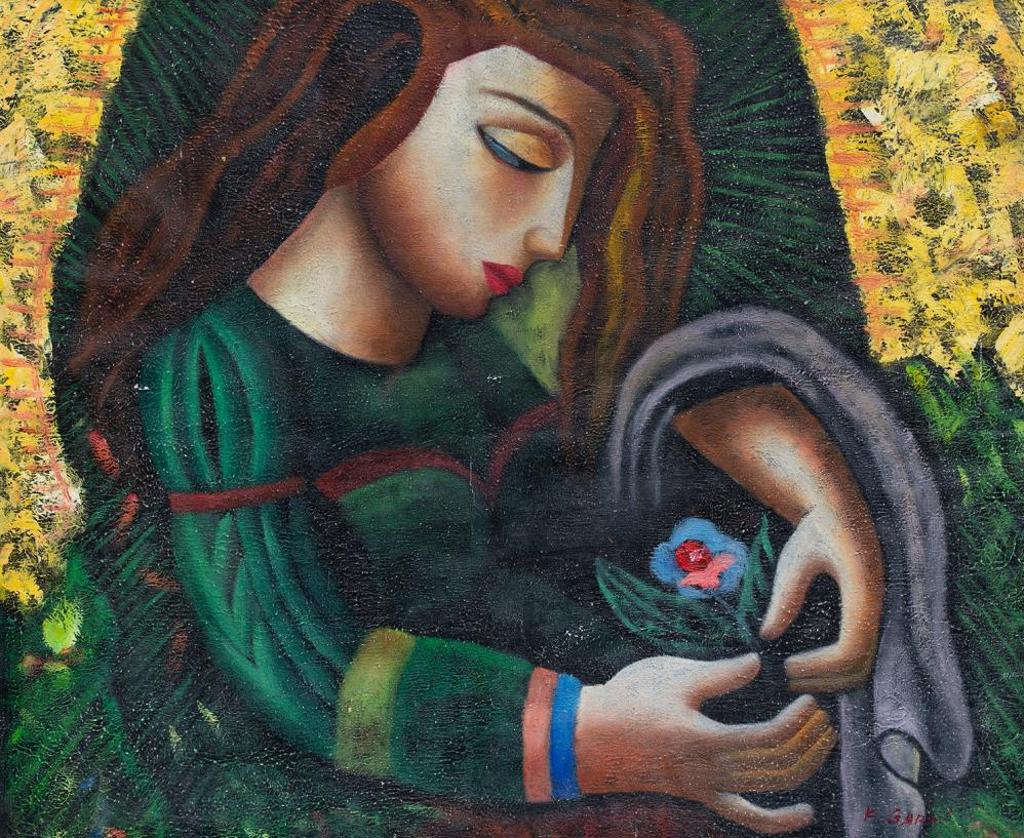 K. Gabay - Untitled - Woman in Green