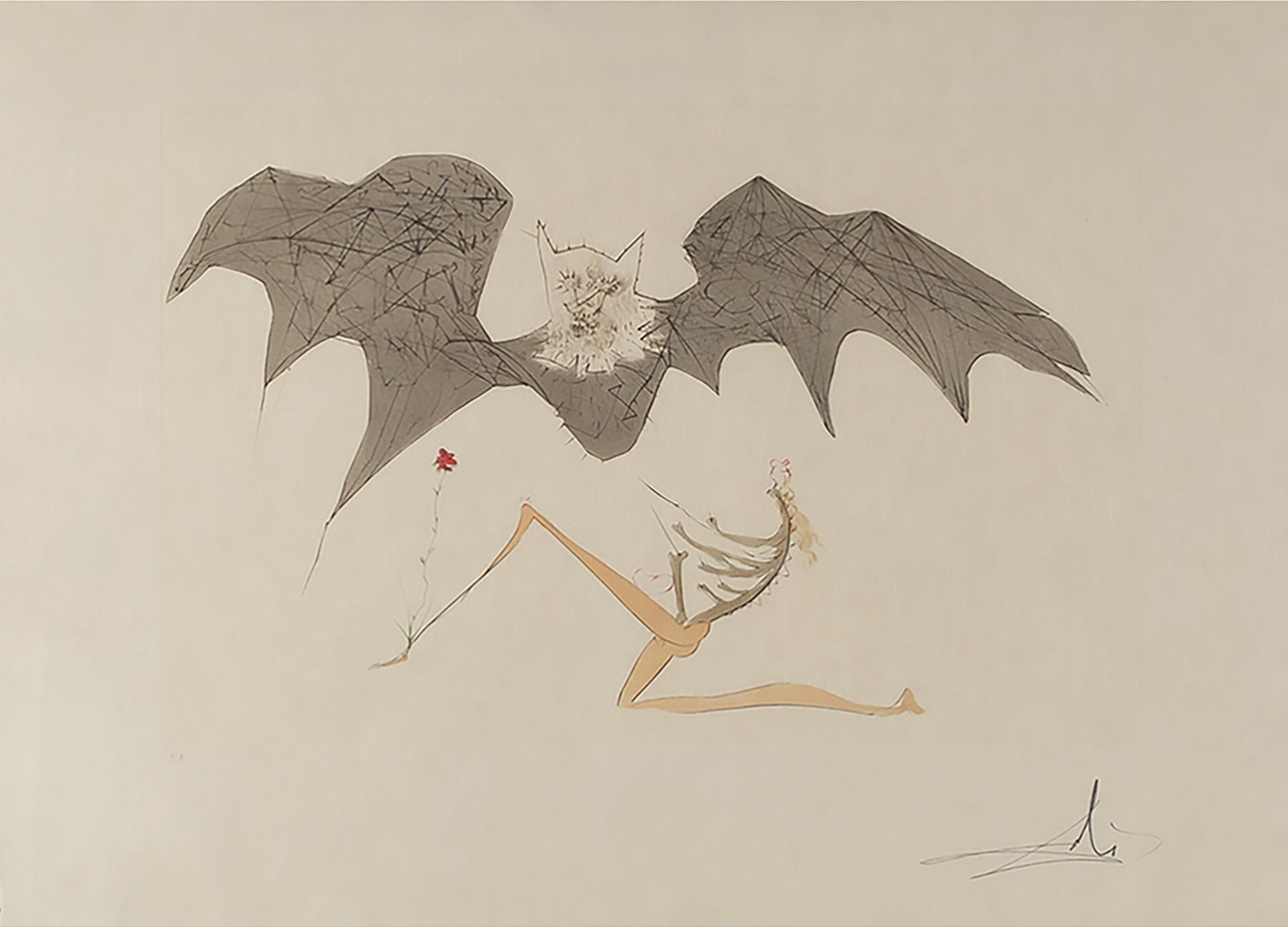 Salvador Dalí (1904-1989) - Ange De La Melancolie (Plate 4 From 