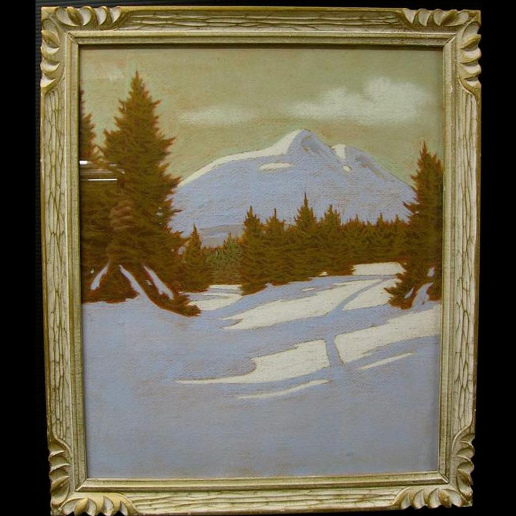 Halfred A. Tygesen (1890-1951) - Jasper Park; Three Sisters Mountains, Banff