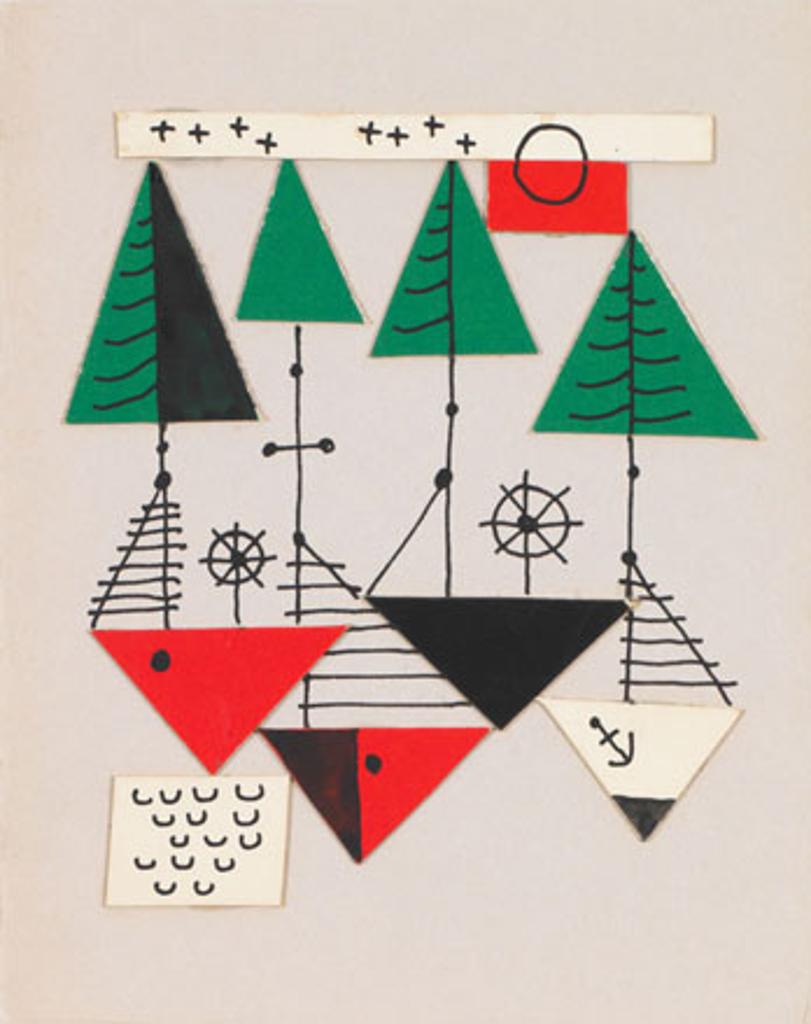 Bertram Charles (B.C.) Binning (1909-1976) - Christmas Collage