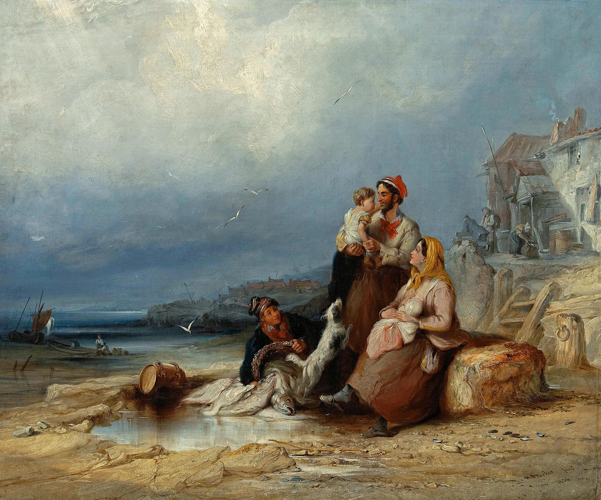 Henry Perlee Parker (1795-1873) - The Fisherman's Return