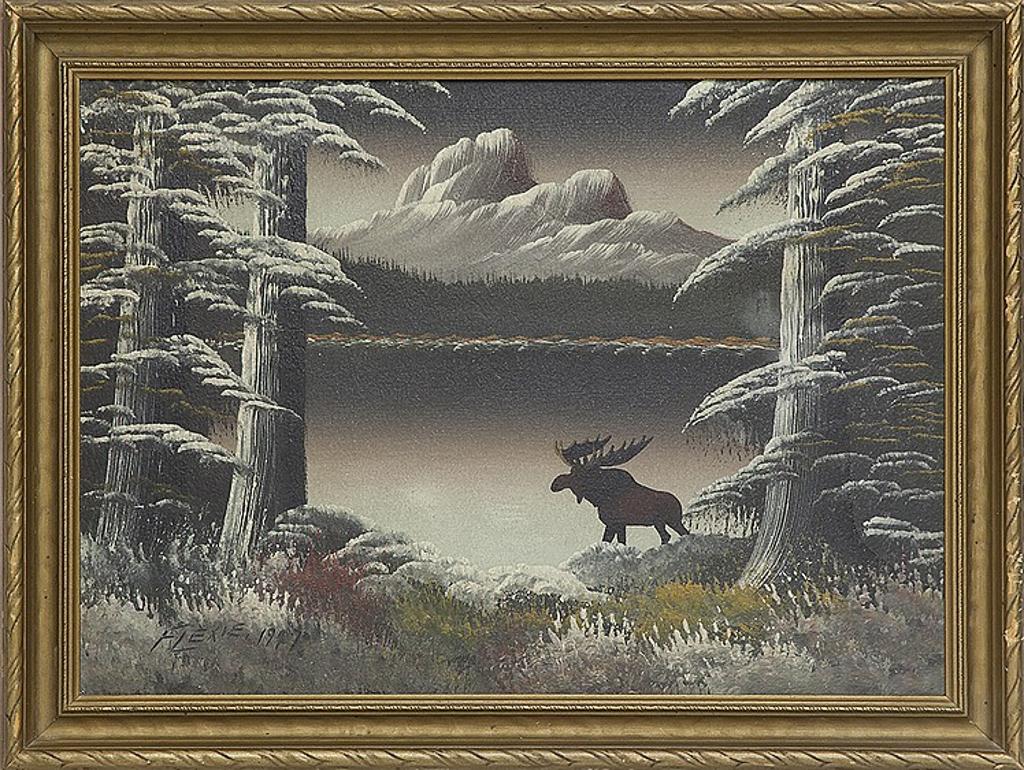 Levine Flexhaug (1918-1974) - Untitled - The Moose