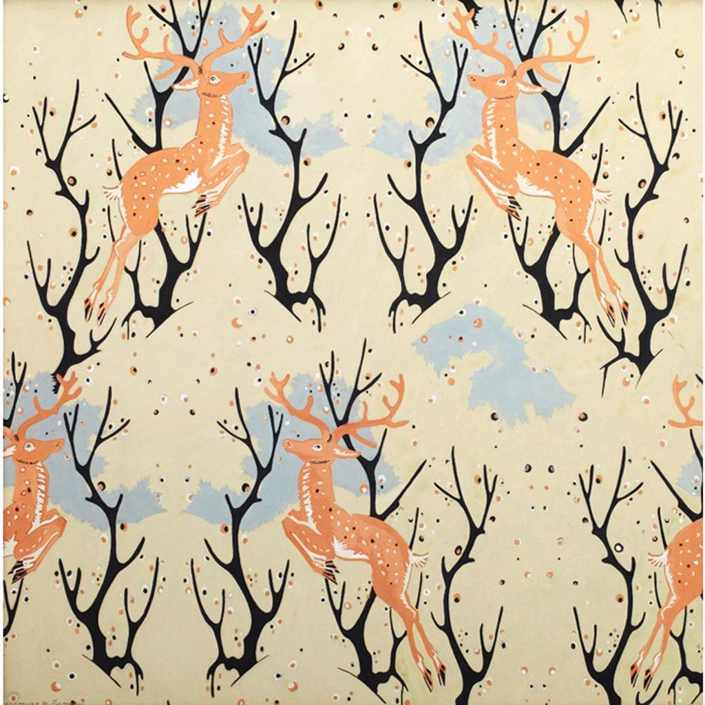 Hortense Crompton Mattice Gordon (1887-1961) - Design For Wallpaper