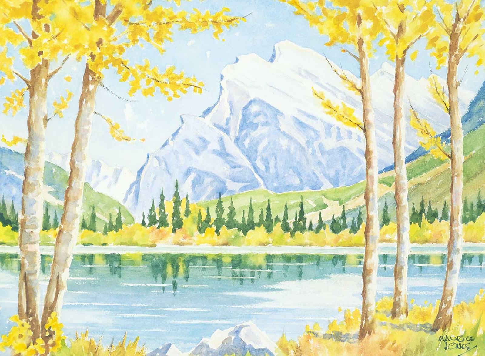 Maurice Jones - Untitled - Mount Rundle in Fall