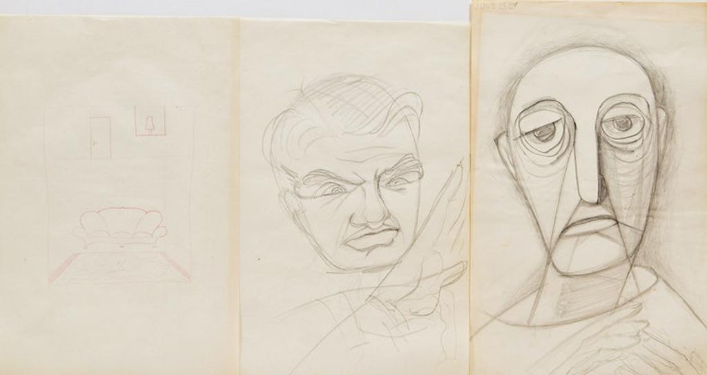 Gerald Milne Moses (1913-1994) - Forty-Three Abstract and Figurative Drawings