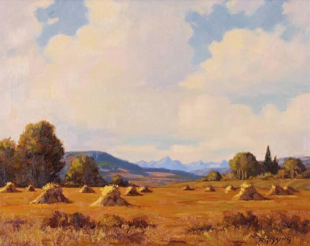 Roland Gissing (1895-1967) - Harvest Near Cochrane