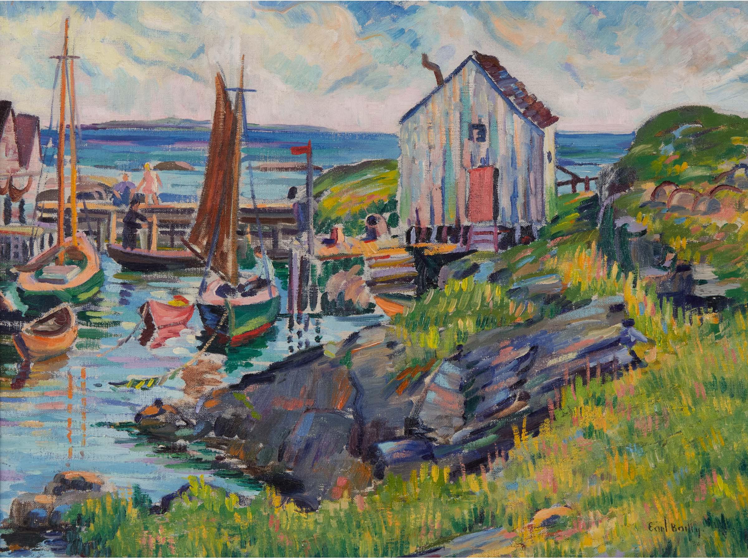 Earl Bailly (1903-1977) - Untitled (Fishing Hut), 1930