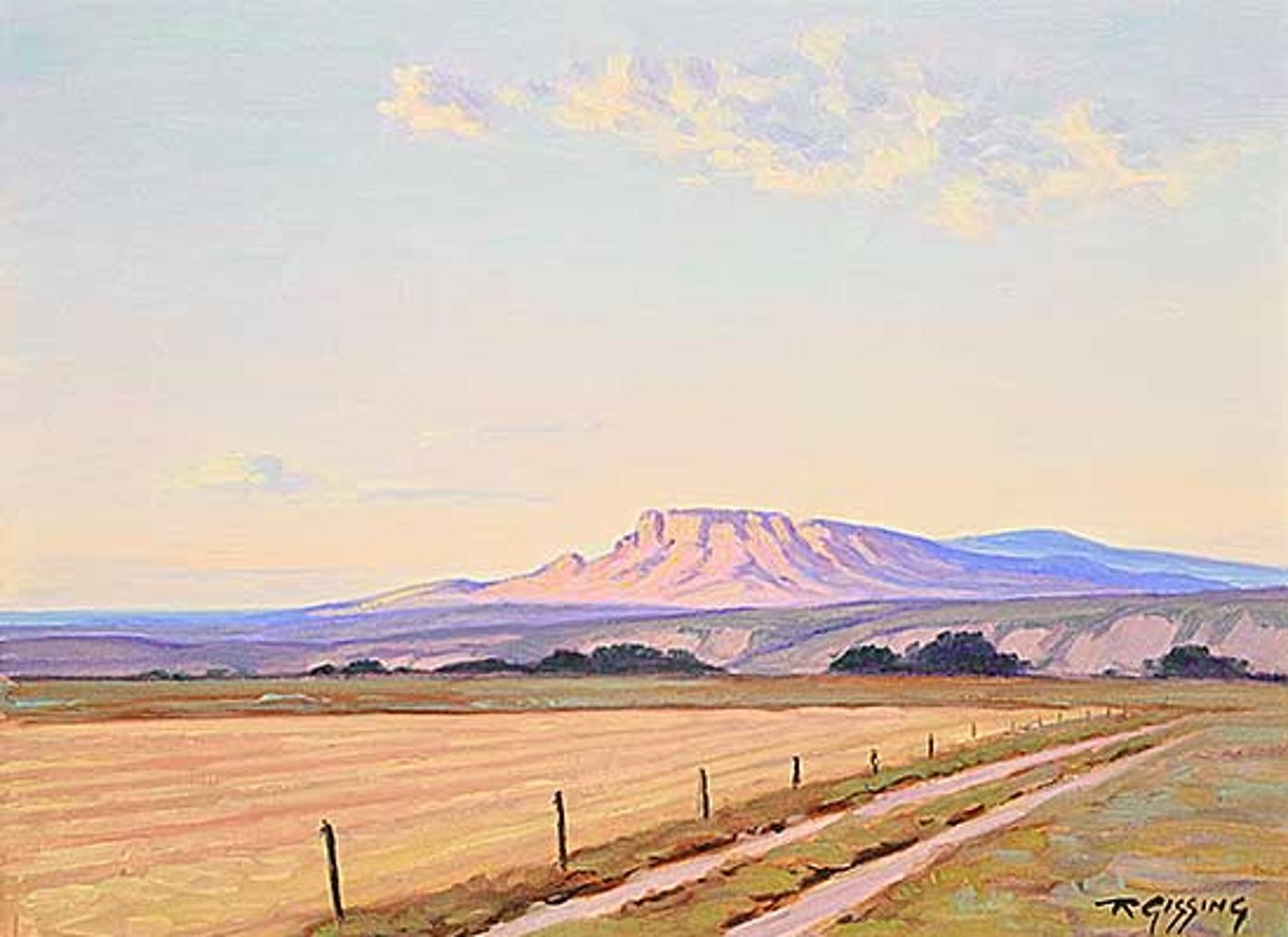 Roland Gissing (1895-1967) - Untitled - Pink Ridge in the Distance