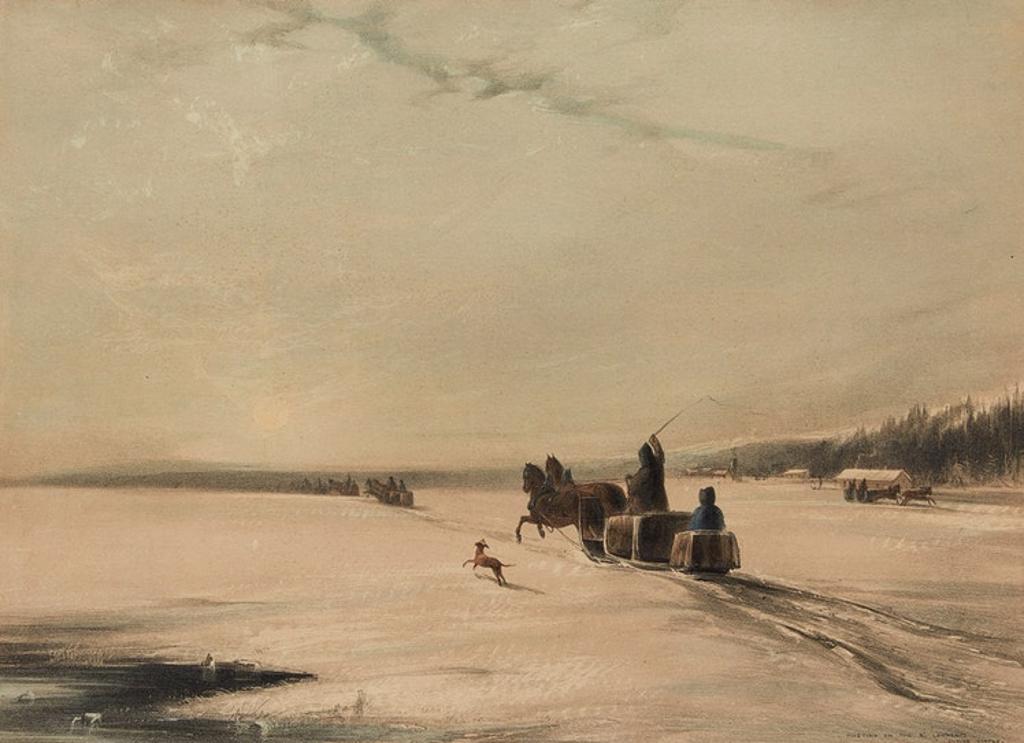 Coke Smythe - Posting on the St. Lawrence During Winter