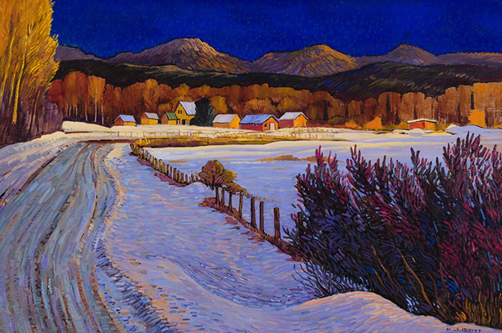 Nicolas Johannes Bott (1944-2021) - Winter Light - Telkwa, B.C.