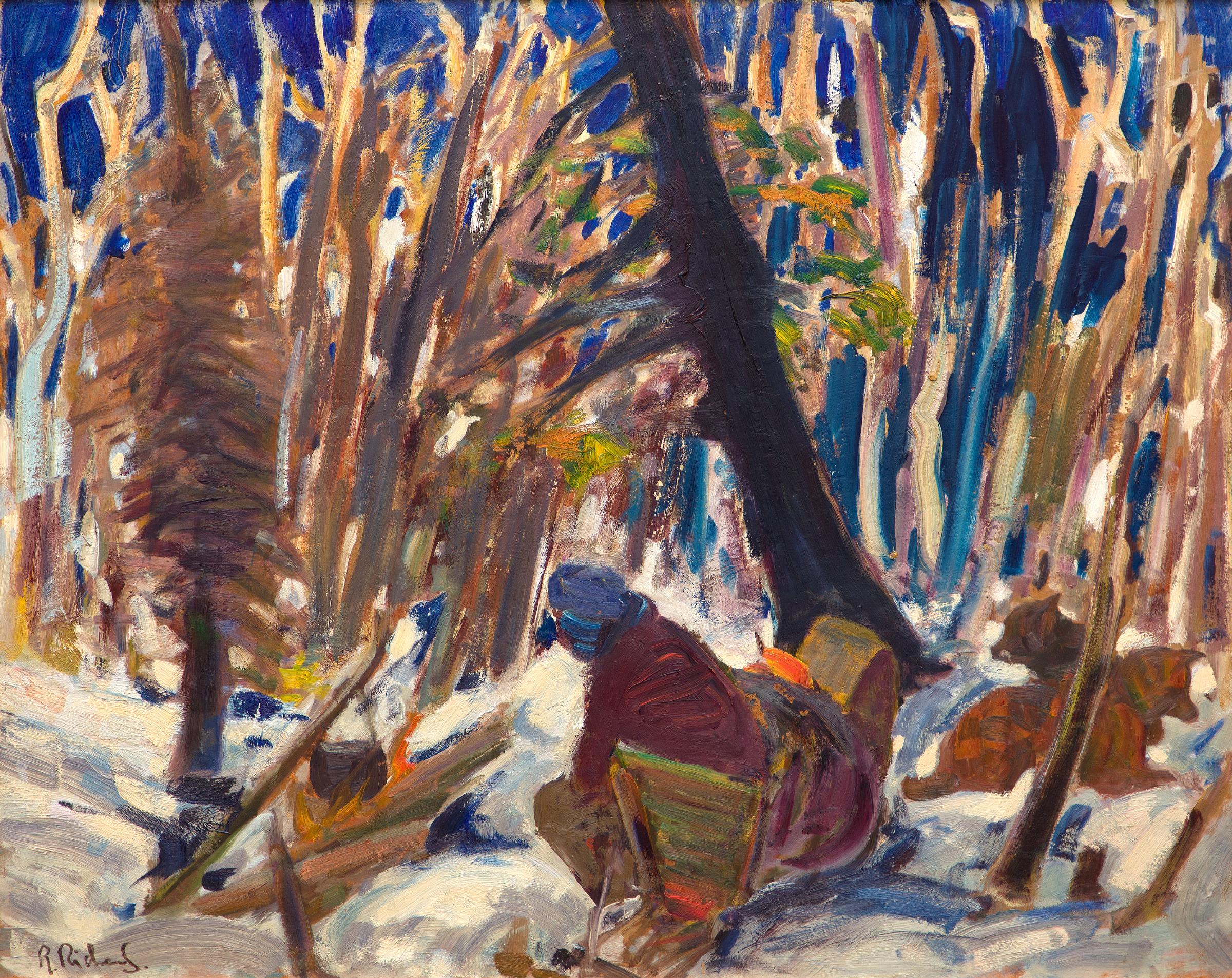 René Jean Richard (1895-1982) - Le repos, Alberta, c. 1960