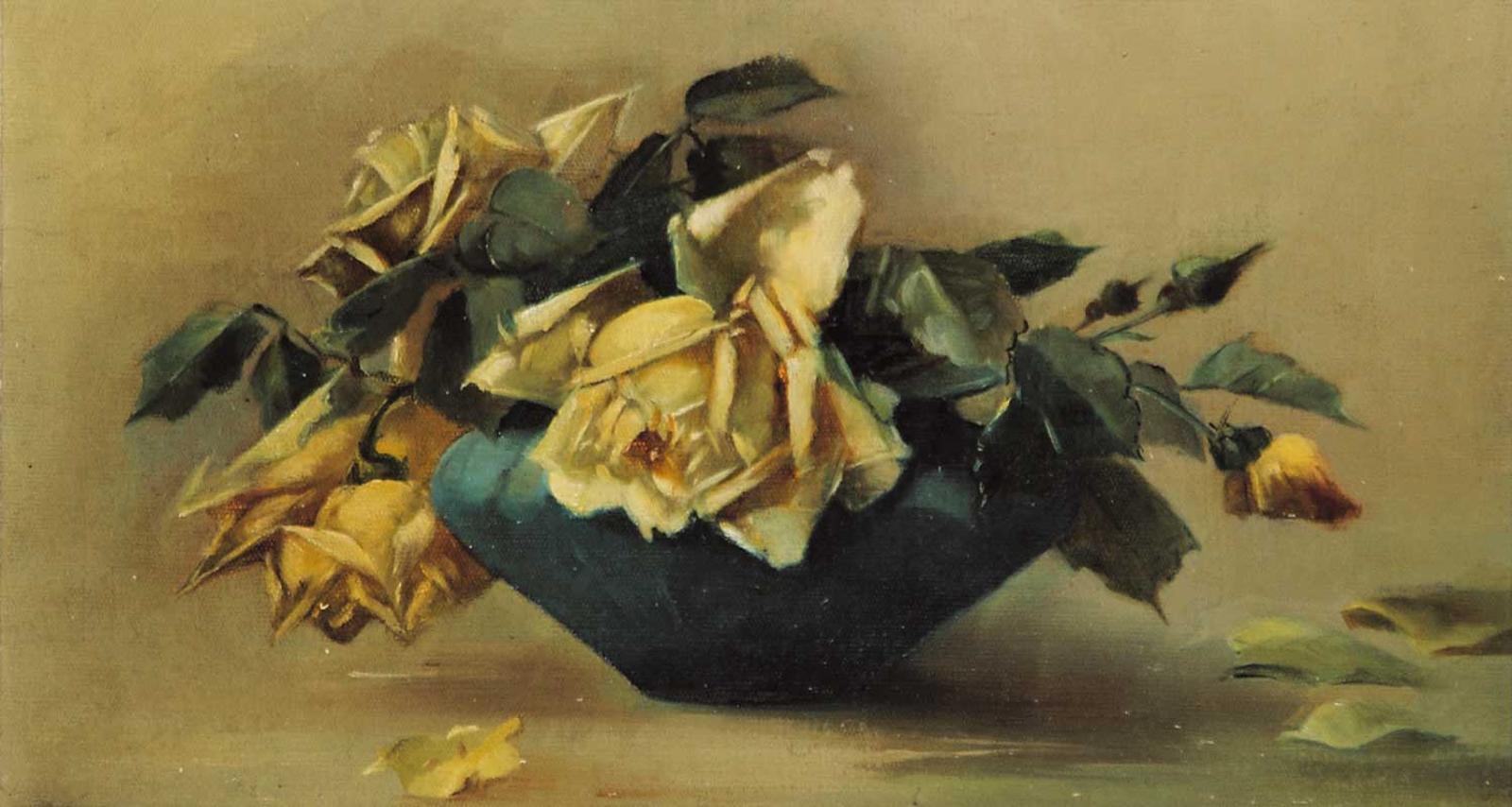 Mary Augusta Hiester Reid (1854-1921) - Yellow Roses