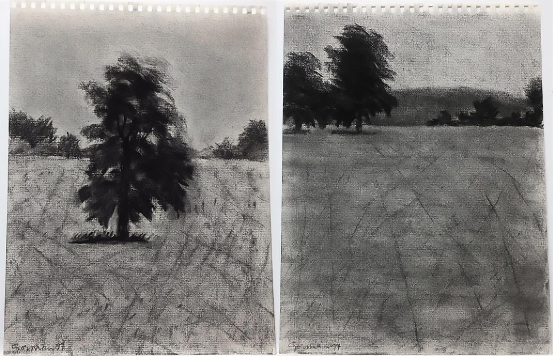 Richard Borthwick Gorman (1935-2010) - Untitled (Landscapes With Trees)