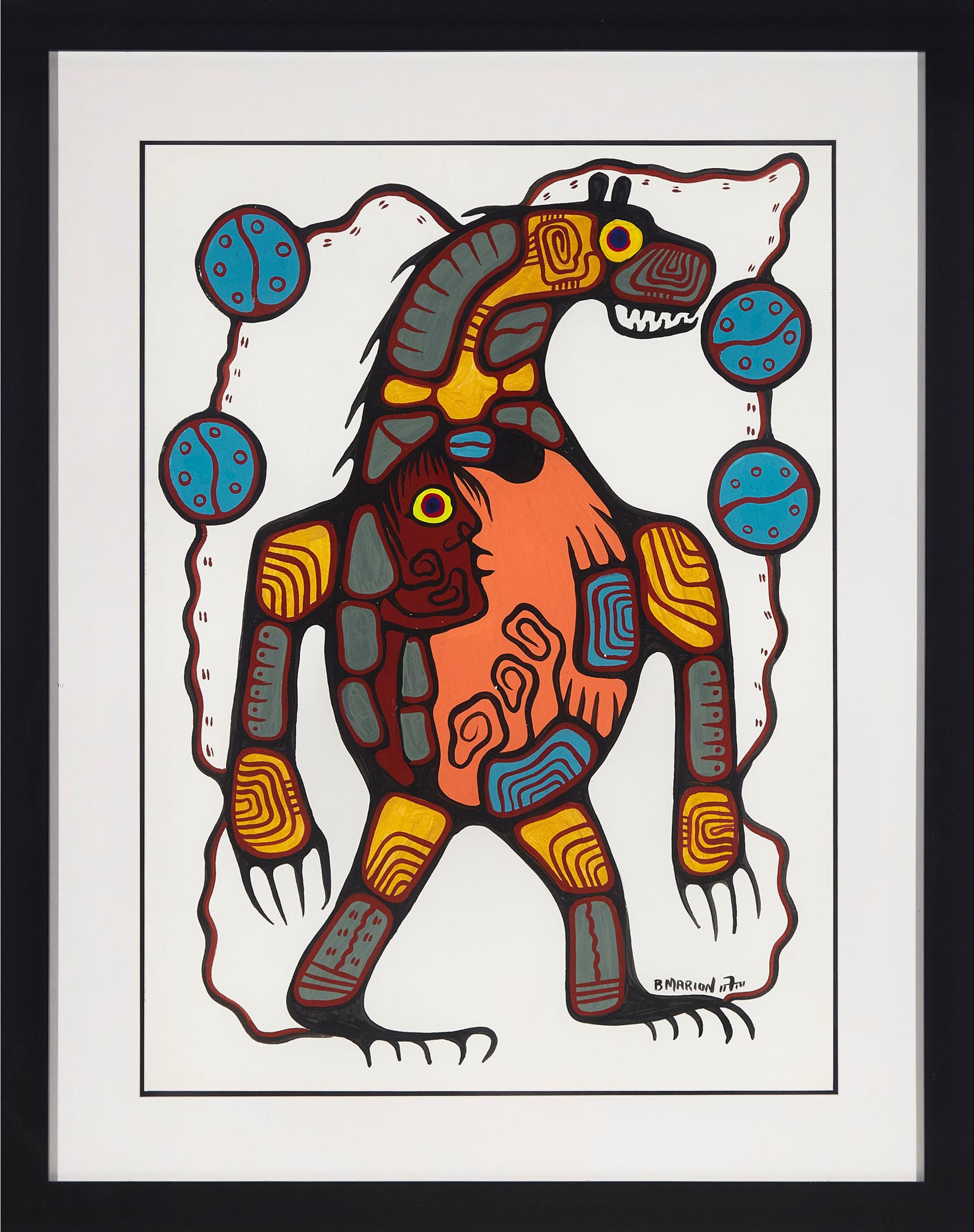 Brian Marion (1960-2011) - Untitled (Shaman Inside Of Bear)