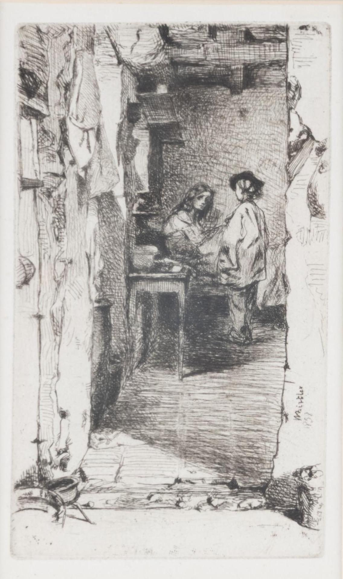James Abbott McNeill Whistler (1834-1903) - Little Rag Gatherers