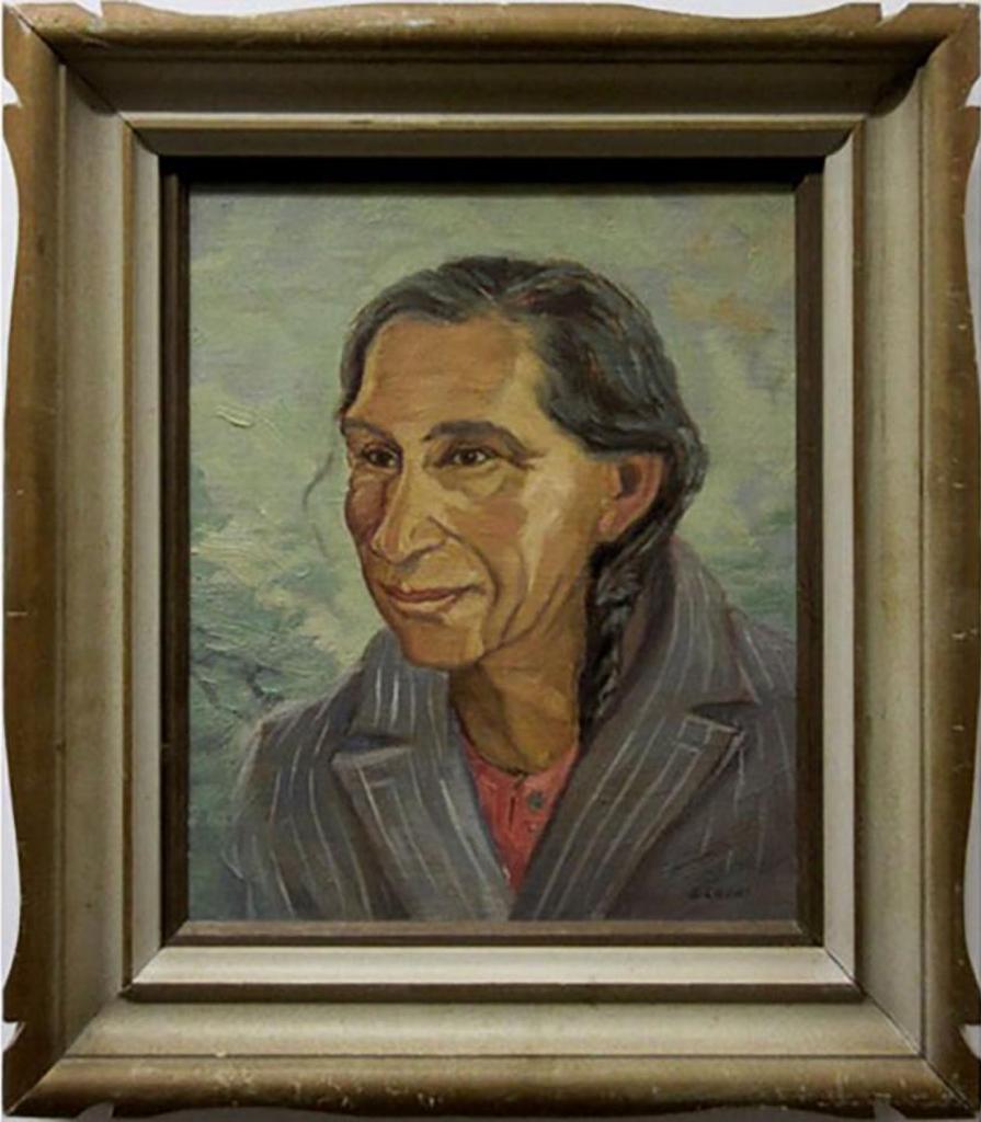 Ernest (Ernie) Luthi (1906-1983) - Frank Buffalo (Portrait Of A Cree Chief - Saskatchewan)