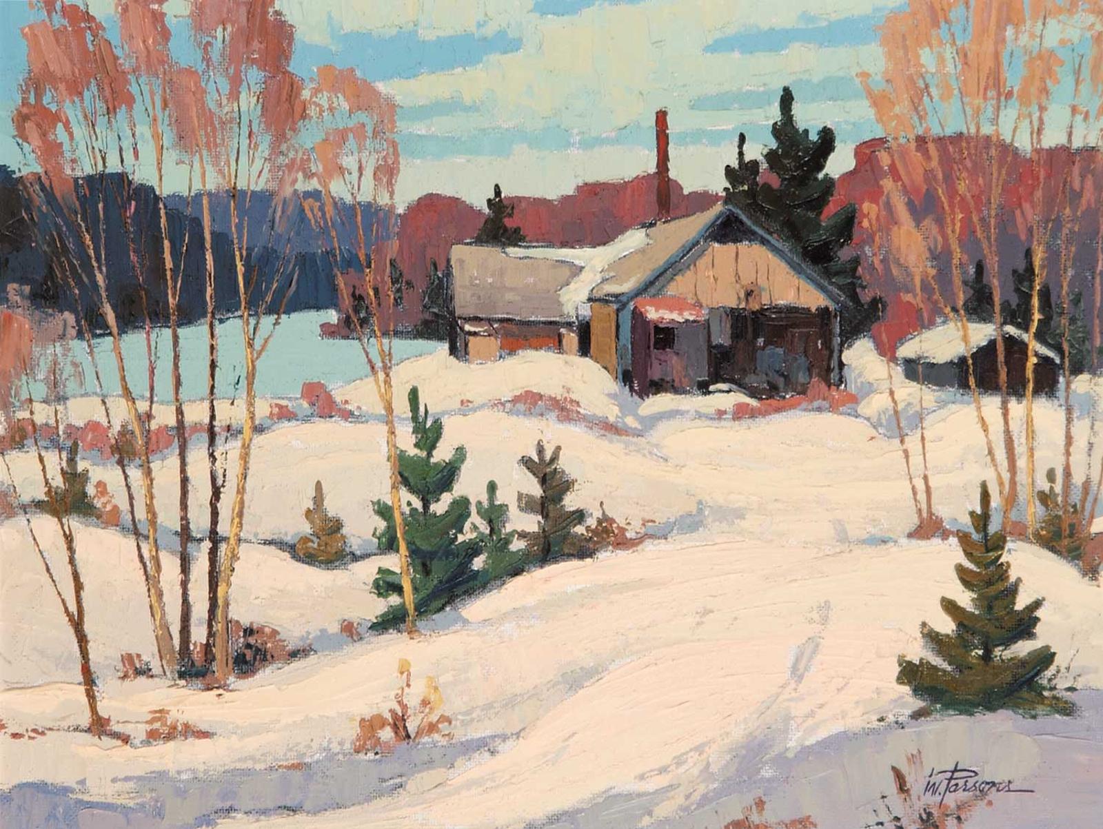 William (Bill) Parsons (1909-1982) - Old Lumber Mill, Haliburton, near Algonquin Park