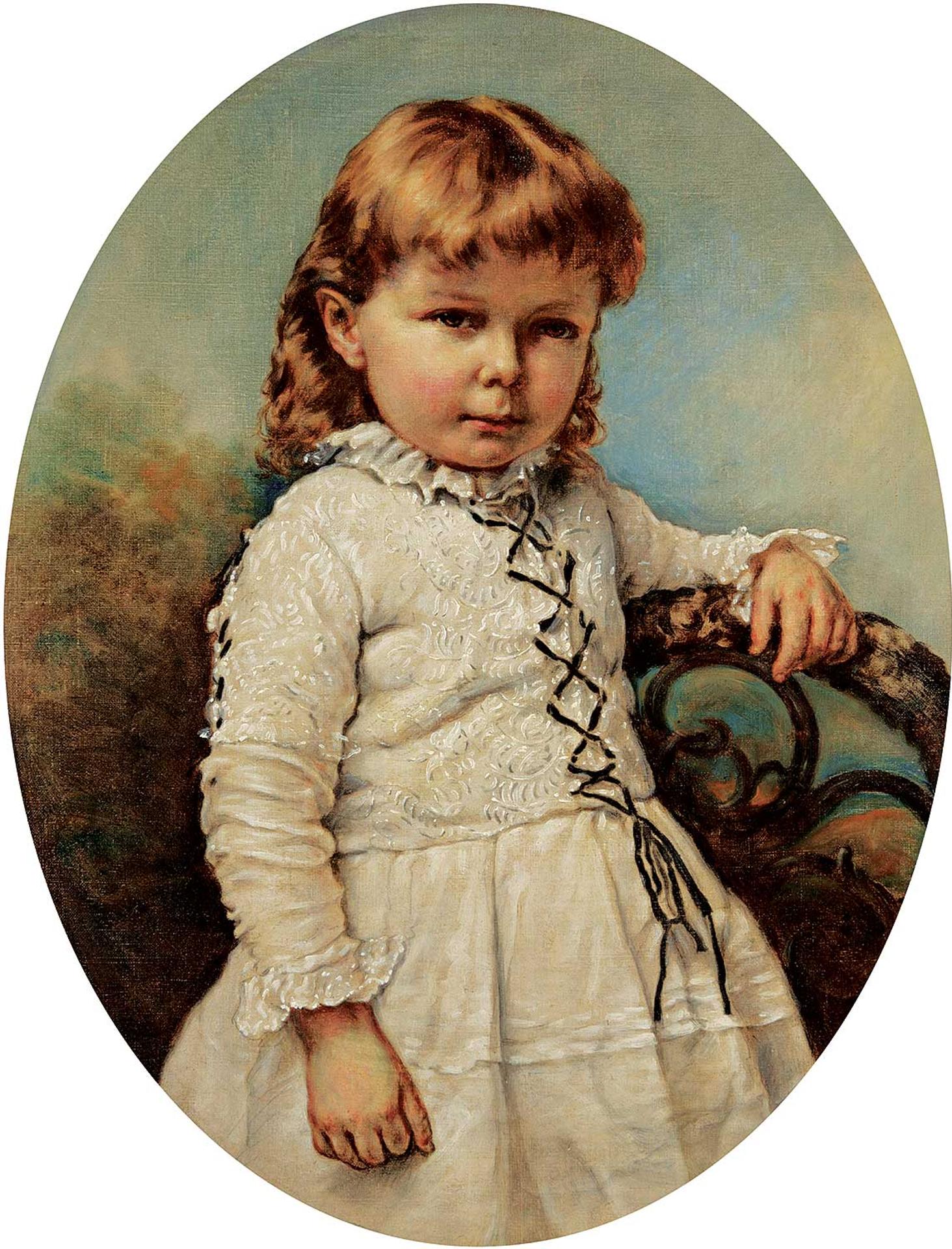 George Theodore Berthon (1806-1892) - Portrait of Lena Fulton