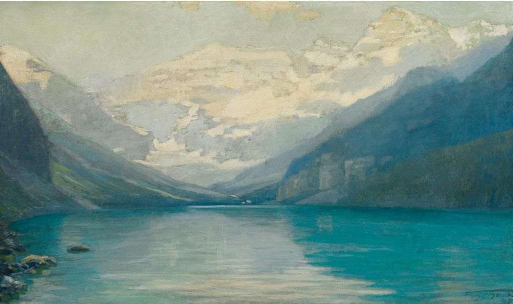 Frederic Martlett Bell-Smith (1846-1923) - Lake Louise, Victoria Glacier