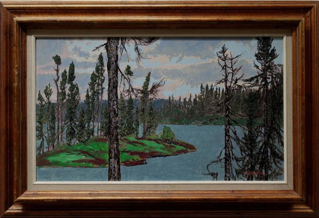 Paul (Johnston) Rodrik (1945-1983) - Untitled (Northern Lake Study)