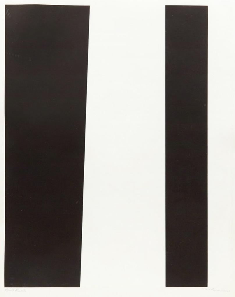 Guido Molinari (1933-2004) - Untitled (Vertical blanc), 1956-67