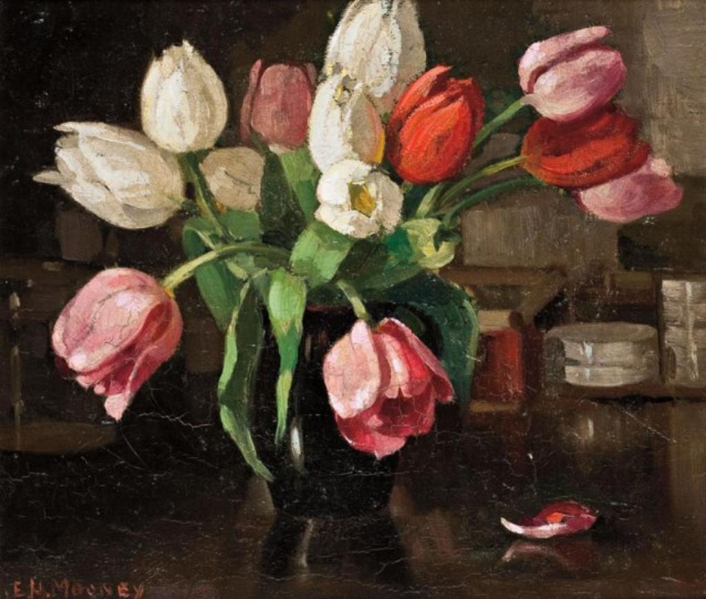 Edward Hartley Mooney (1878-1938) - Still Life with Tulips