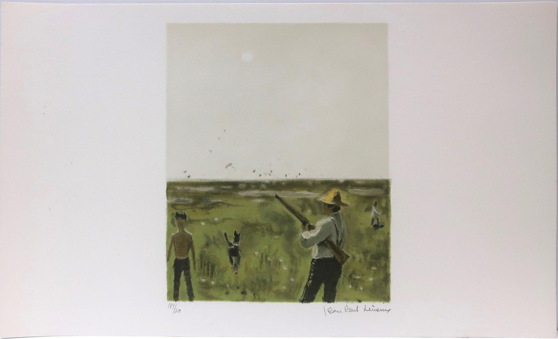 Jean Paul Lemieux (1904-1990) - Untitled (Duck Hunting) From The Series 