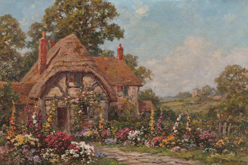 Tom Mostyn (1864-1930) - An English Garden