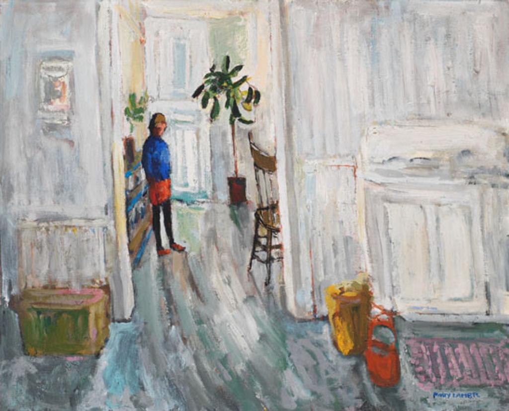 Molly Joan Lamb Bobak (1922-2014) - Interior with Figure